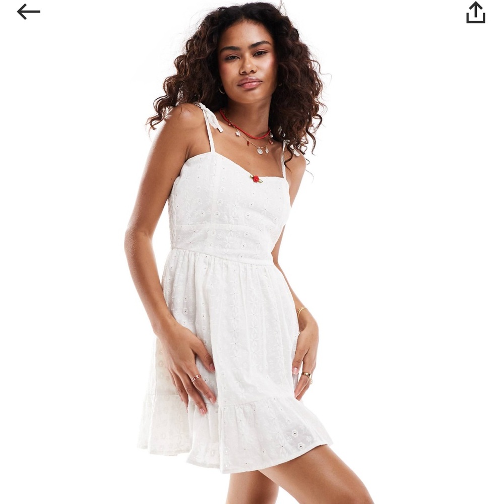 White Eyelet Sundress